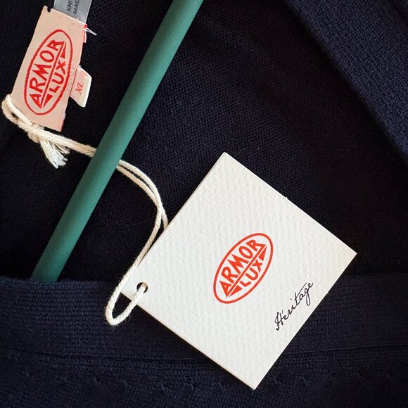 NEW - Navy Armor Lux Cardigan - Men's - (Fits like US L) - Picture 5 of 6